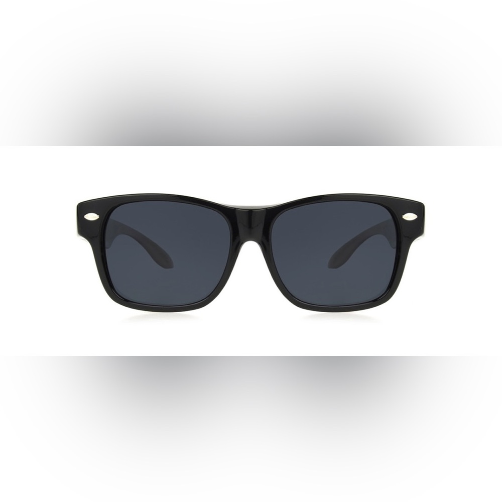 2 NEW Foster Grant Solar Shield OVER GLASSES Polarized Sunglasses UV Protection